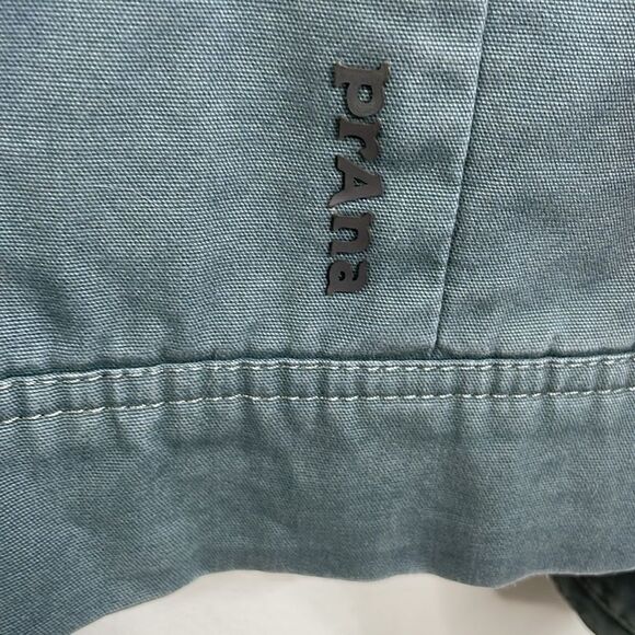 Prana Jacket Men's Small Bronson Quilted Lined Full Zip Blue size Medium - Picture 12 of 15